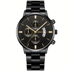 GENEVA Ceas Business pentru barbati, PMKQ11074-NEGRU
