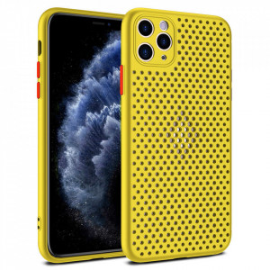 Husa Breath pentru Iphone 12/12 Pro Yellow - Img 3