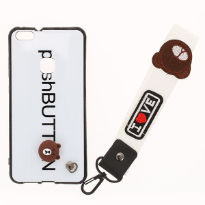 Husa Huawei P10 LITE Alba Din Silicon Cu Model 3D