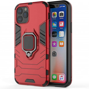 Husa iPhone 11 PRO Rosie Military cu Inel