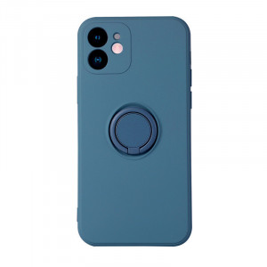 Husa pentru Xiaomi MI 11 ULTRA, Vennus Silicone cu inel, albastru - Img 4