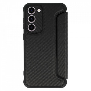 Husa Razor Carbon Book pentru Samsung Galaxy S23 Plus black