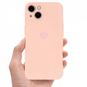 Husa Vennus din silicon Heart pentru iPhone 13 Mini, POK046060