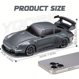 Mașinuță cu telecomandă – Drift 1:24, 4WD, 2.4GHz, complet echipată, TMVE384625 - Img 5