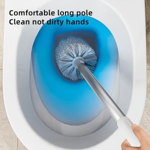 Perie Flexibilă de Toaletă cu Suport de Perete – Design Modern și Igienic, TMUX490521 - Img 5