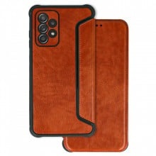 Razor Leather Book Carcasa pentru Samsung Galaxy A53 5G brown