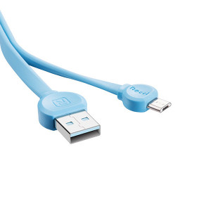 Recci Cablu Dot RCM-D100 - USB to Micro USB - Fast Charging 1 metre Roz - Img 2