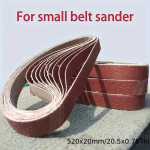 Set de 20 buc mini curele de slefuit, 52 x 2 cm, TMFM521976 - Img 3