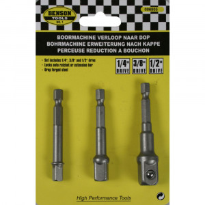Set de 3 adaptoare pentru burghiu, PM0068053