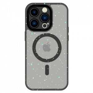 Tel Protect Magnetic Splash Frosted Case for Iphone 15 Pro Max Black