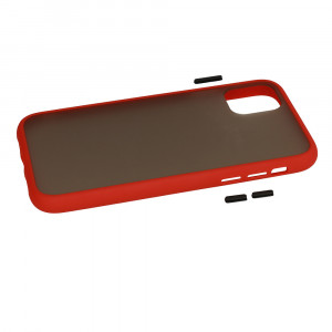 Vennus Color Button Bumper pentru Xiaomi Mi 10T/Mi 10T Pro 5G Rosu - Img 4