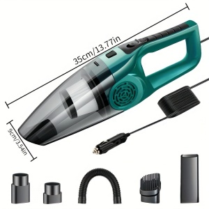 Aspirator auto portabil 12V – Putere mare de aspirare, cu multiple accesorii, TMLD188266 - Img 4