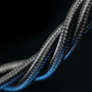 Blavec Cable Raptor braided - Type C to Lightning - PD 20W 2,4A 0,25 metres (CRA-CL24BG025) black-grey, MGKABAV1662 - Img 5