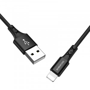 Cablu Borofone BX20 Enjoy - USB to Lightning - 2A 1 metru negru