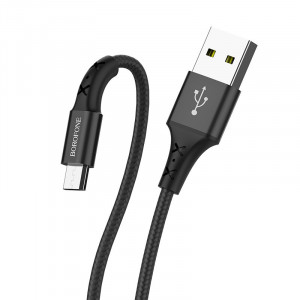 Cablu Borofone BX20 Enjoy - USB to Micro USB - 2A 1 metre Negru - Img 2