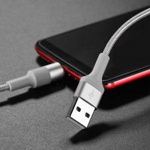 Cablu Borofone BX21 Outstanding - USB to Micro USB - 2,4A 1 metru gri