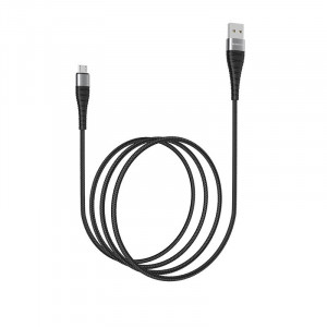 Cablu Borofone BX32 Munificent - USB to Micro USB - 2.4A 1 metre Negru - Img 3