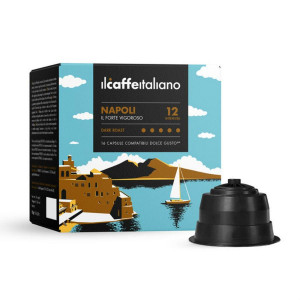 Capsule il caffe italiano Napoli, compatibile Dolce Gusto, 16 capsule, PMDCNAP96