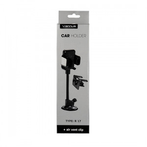 Car Holder VENNUS - CHROME - R 17 /air vent and windshield mount/ - Img 2