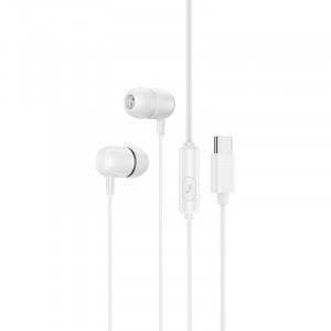 Casti Borofone BM77 Delicious with microphone Type C white