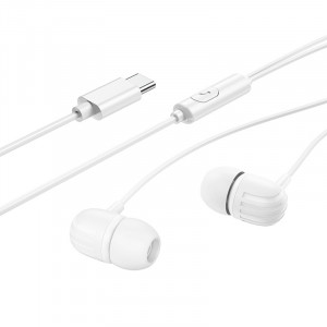 Casti Borofone BM77 Delicious with microphone Type C white - Img 2