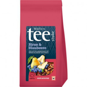 Ceai de fructe cu pere si afine Müllers 175g