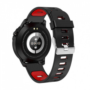 Ceas inteligent L8 Albastrutooth, smartwatch, ecran tactil, sport tracker fitness ,notificare apeluri si mesaje, aparat foto, pedometru compatibil cu iOS Android pentru copii barbati femei, L8, rosu - Img 2