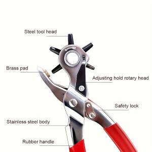 Cleste metalic de perforare, pentru gaurire curele, PMWG13563 - Img 2