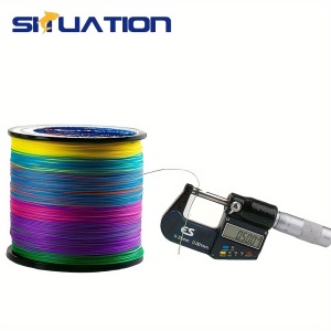 Fir textil rezistent pentru pescuit, impletit din PE cu 4 fire, TMQG11918 - Img 8
