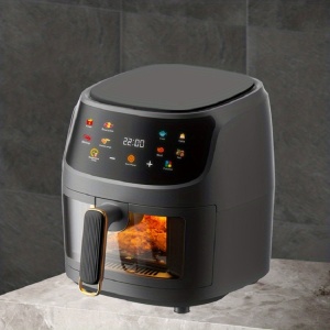 Friteuza cu aer cald de capacitate mare, cu ecran tactil colorat, 6 L, 1400 W, PMGQ10168 - Img 6