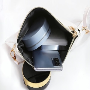 Geanta Crossbody, curea reglabila, inchidere cu fermoar, PMCU172945 - Img 3