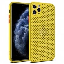Husa Breath pentru Iphone 12/12 Pro Yellow