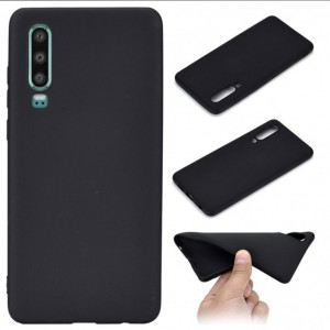 Husa Huawei Mate P30 Neagra din Silicon Premium Ultra Soft - Img 5