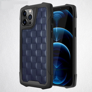 Husa pentru Apple iPhone 12, cu protectie ridicata, Fashion, rezistenta la socuri, albastru