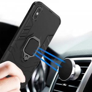 Husa pentru Samsung Galaxy A22 5G, RING ARMOR, negru - Img 3