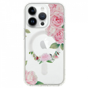 Husa Tel Protect Flower Magsafe pentru Iphone 15 Pro Max design 1