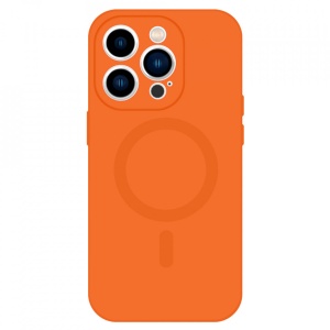 Husa Tel Protect MagSilicone Husa pentru Iphone 15 Pro Max Orange