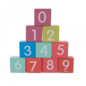 Joc cuburi lemn oras colorat, 100 piese de construit, vehicule, suport tip puzzle, PM00019159 - Img 8