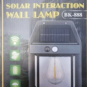 Lampa solara tip felinar 1W Smartix, Acumulator 1800mAh, Senzor 5-8M, Pentru exterior, Suport inclus, Panou solar inclinat, 600 Lumeni, Negru, AD180058 - Img 5