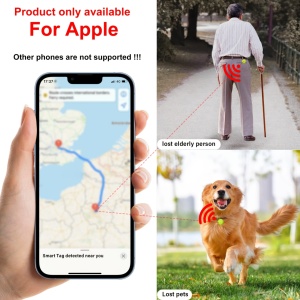 Mini Dispozitiv de Urmărire – Localizator GPS pentru Animale de Companie, Obiecte sau Persoane, disponibil pe aplicatia Find my pe IOS, TMKV136172 - Img 2