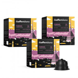 Set 3 x Capsule il caffe italiano Torino, compatibile Dolce Gusto, 16 capsule, PMDCTOR963