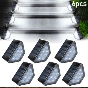 Set 6 lămpi solare LED pentru scări – Iluminat elegant și sigur pentru exterior, TMAF617397 - Img 5