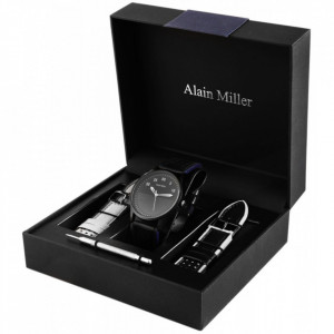 Set cadou, ceas barbatesc si curele de schimb, Alain Miller, PM2900162-0023