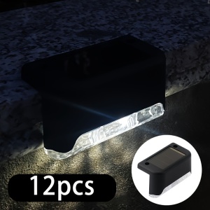 Set lămpi solare LED tip far pentru grădină – Iluminat eficient pentru scări, terase și alei, TMFJ16614 - Img 2