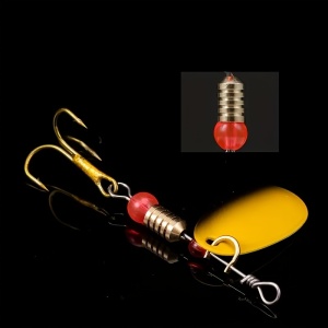 Set naluci de pescuit, 10 buc, multicolor, cu carlige triple, TMMM825359 - Img 3