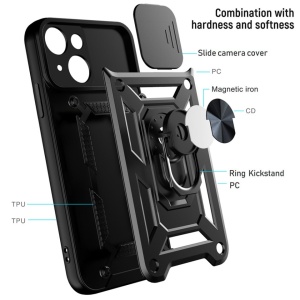 Slide Camera Armor Case for Samsung Galaxy S24 Ultra Black - Img 3
