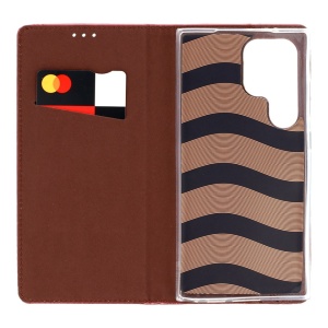 Smart Magneto Case for Xiaomi 14 burgundy - Img 2