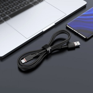 Acefast Cablu C2-04 - USB to Tip C - 3A 1,2 metri Negru - Img 2