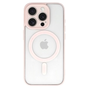 Acrylic Color Magsafe Case for Iphone 14 light pink, POK058547 - Img 2