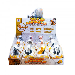 Animale salbatice cu frictiune, 12 buc/set - Img 3